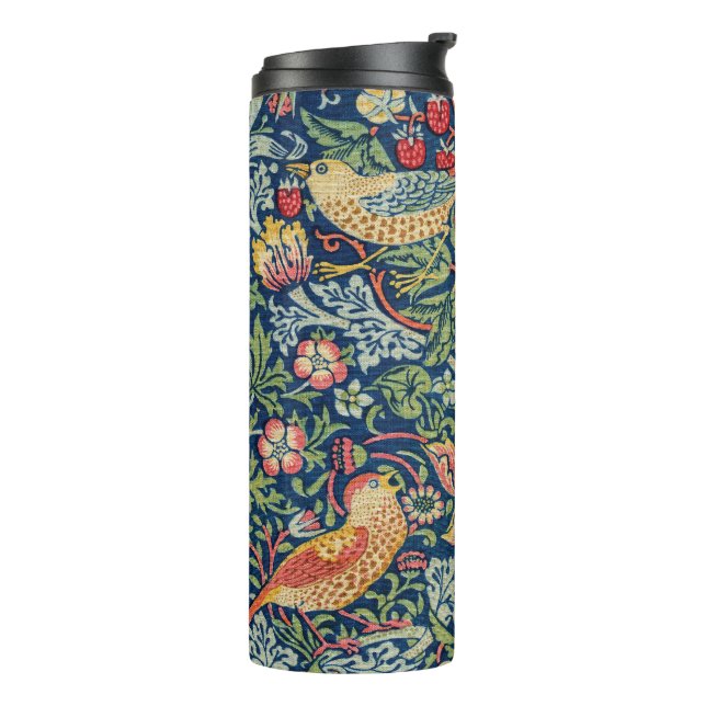William Morris - Strawberry Thief Thermal Tumbler (Rotated Left)