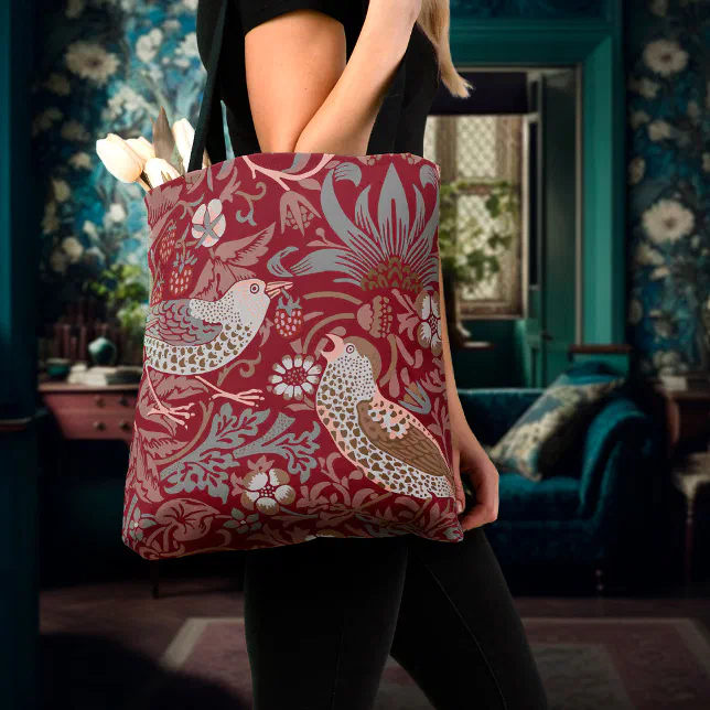 William Morris Strawberry Thief Tote Bag | Zazzle