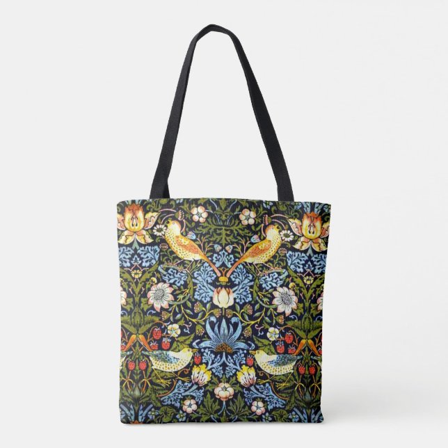 William Morris - Strawberry Thief Tote Bag (Back)