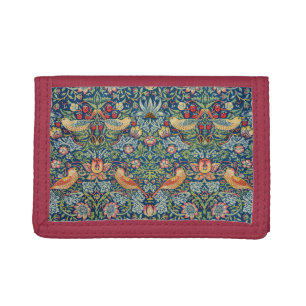 William Morris - Strawberry Thief Tri-fold Wallet