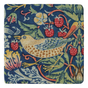 William Morris - Strawberry Thief Trivet