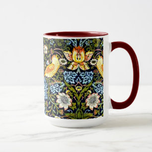 William Morris: Strawberry Thief vintage design Mug