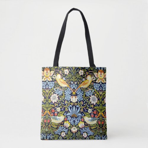 William Morris Strawberry Thief vintage design Tote Bag