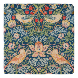 William Morris Strawberry Thief Vintage Trivet
