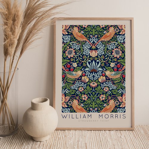William Morris Strawberry Thief Wall Art Poster