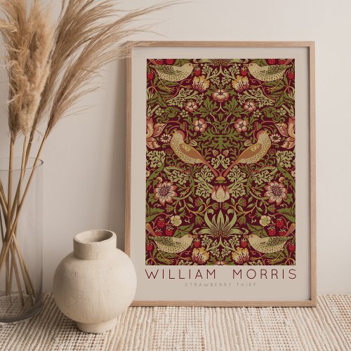William Morris Strawberry Thief Wall Art Poster