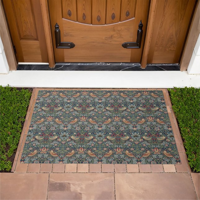 William Morris: Strawberry Thief Welcome Mat (Outdoor)
