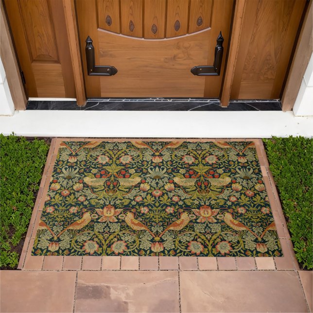 William Morris: Strawberry Thief Welcome Mat (Outdoor)