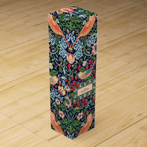 William Morris Strawberry Thief Wine Box