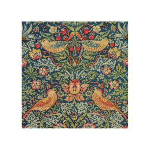 William Morris - Strawberry Thief Wood Wall Art
