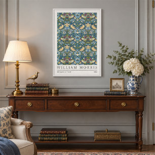 William Morris Strawberry Thief Wrapped Canvas Print