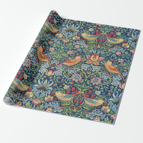 William Morris _ Strawberry Thief Wrapping Paper
