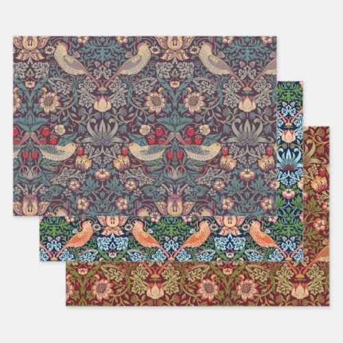 William Morris Strawberry Thief Wrapping Paper