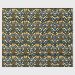 William Morris - Strawberry Thief, Wrapping Paper