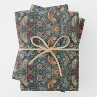 William Morris: Strawberry Thief Wrapping Paper