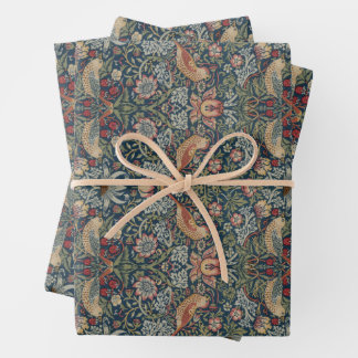 William Morris: Strawberry Thief Wrapping Paper