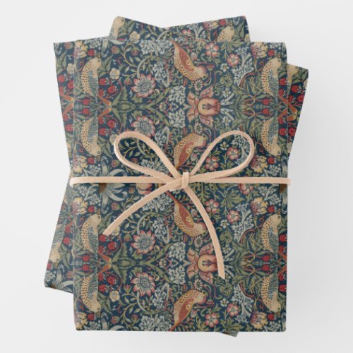 William Morris Strawberry Thief Wrapping Paper