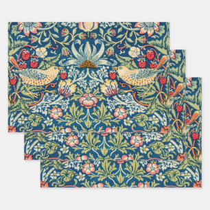 William Morris, Strawberry Thief Wrapping Paper Sheets