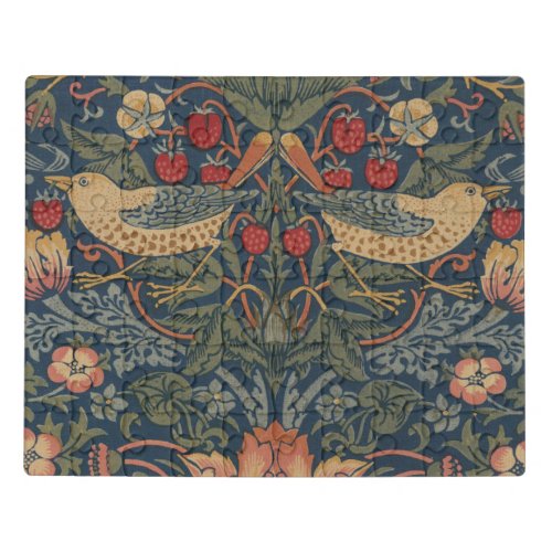 William Morris Strawberry Thieves Birds Jigsaw Puzzle