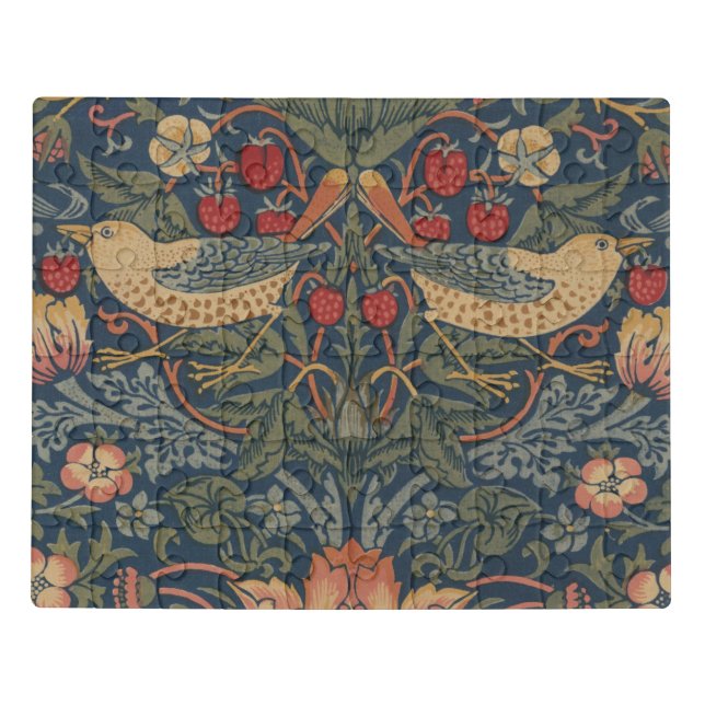 William Morris Strawberry Thieves Birds Jigsaw Puzzle (Puzzle Horizontal)