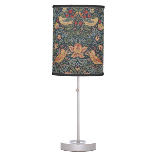 William Morris Strawberry Thieves Birds Table Lamp