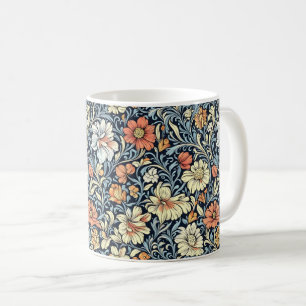 William Morris style floral acanthus pattern Coffee Mug