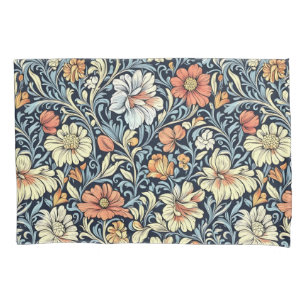 William Morris style floral acanthus pattern Pillow Case