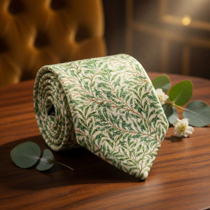 William Morris Style Floral  Neck Tie