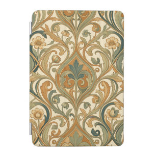 William Morris Style Golden Vine Floral Pattern iPad Mini Cover