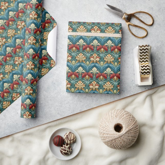 William Morris style pattern Wrapping Paper (Crafts)