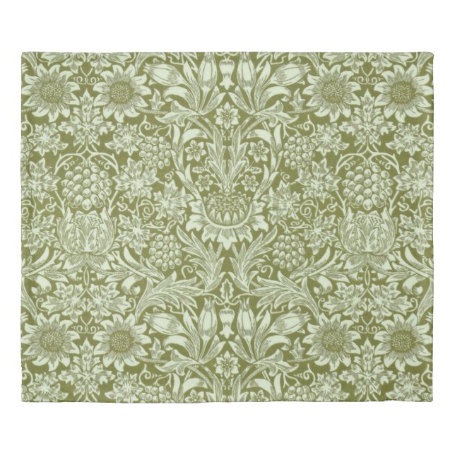 William Morris “Sunflower” 2 Duvet Cover (Front)