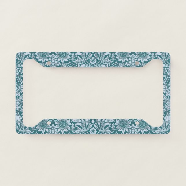William Morris “Sunflower” 2 License Plate Frame (Front)