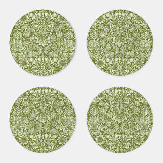 William Morris “Sunflower” 3 Coaster Set