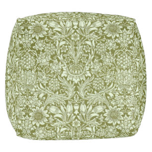 William Morris “Sunflower” 3 Pouf