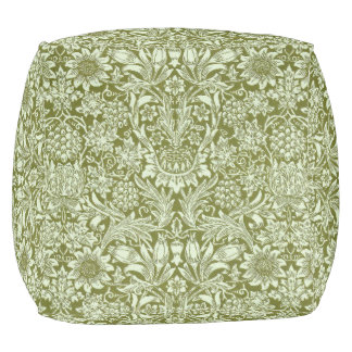 William Morris “Sunflower” 3 Pouf