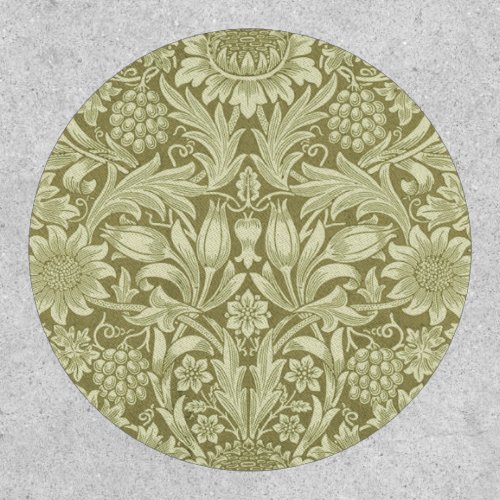 William Morris Sunflower Flower Floral Botanical Patch