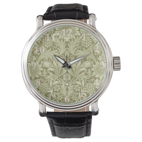 William Morris Sunflower Flower Floral Botanical Watch