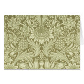 William Morris Sunflower Green Flower (Front Horizontal)