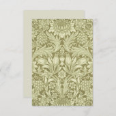 William Morris Sunflower Green Flower (Front/Back)