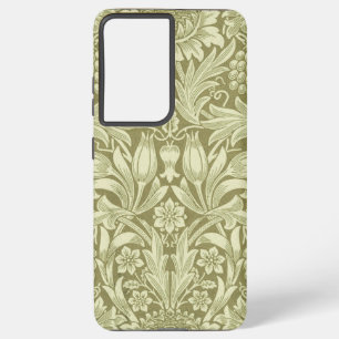 William Morris Sunflower Green Flower  Samsung Galaxy S21 Ultra Case