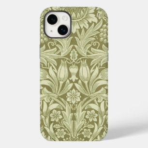 William Morris Sunflower Vintage Olive Damask Case-Mate iPhone 14 Plus Case