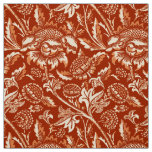 William Morris Sunflowers, Mandarin Orange Fabric