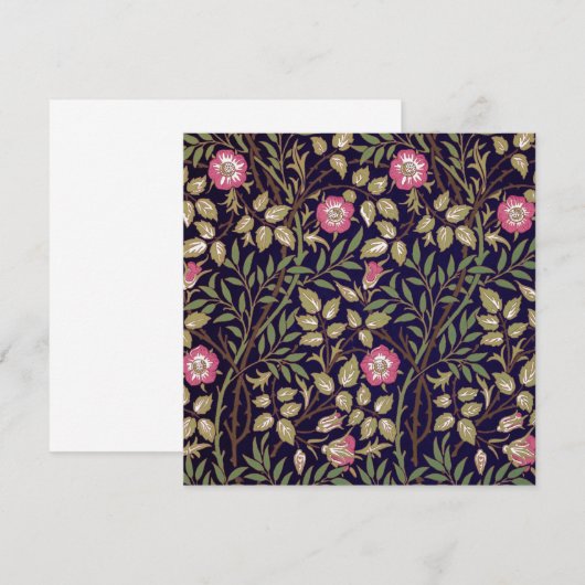 William Morris Sweet Briar Floral Art Nouveau (Front/Back)
