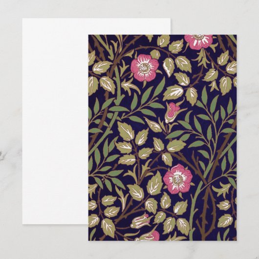 William Morris Sweet Briar Floral Art Nouveau (Front/Back)