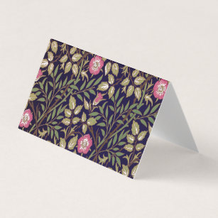 William Morris Sweet Briar Floral Art Nouveau Business Card