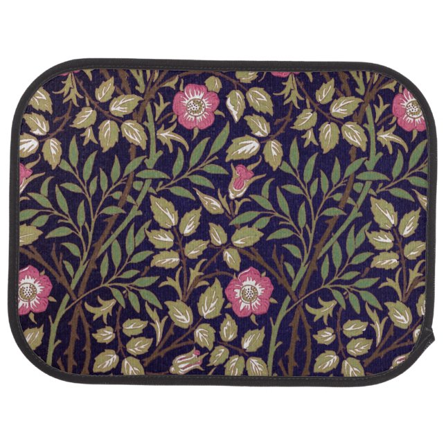 William Morris Sweet Briar Floral Art Nouveau Car Floor Mat (Rear)
