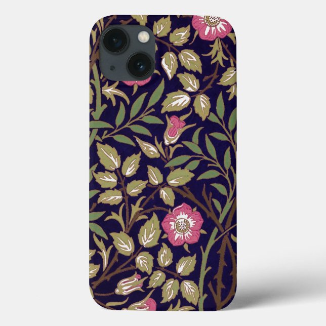 William Morris Sweet Briar Floral Art Nouveau Case-Mate iPhone Case (Back)