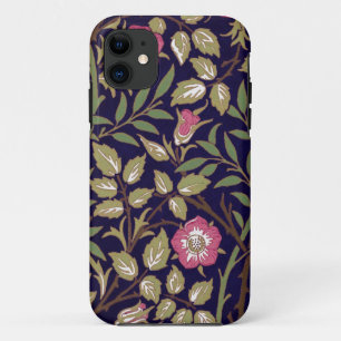 William Morris Sweet Briar Floral Art Nouveau iPhone 11 Case