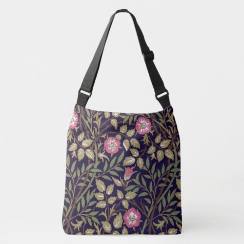 William Morris Sweet Briar Floral Art Nouveau Crossbody Bag