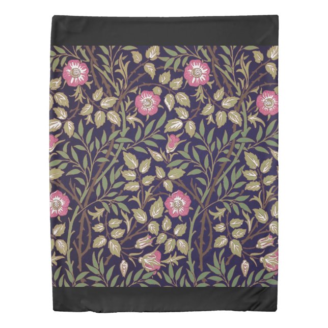 William Morris Sweet Briar Floral Art Nouveau Duvet Cover (Front)